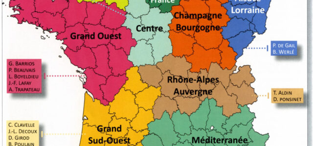 Carte des régions