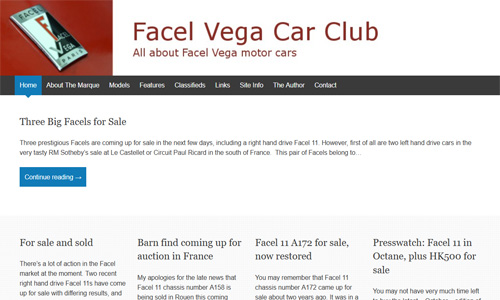 Facel Véga Car Club UK